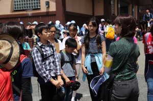 ガイドさん　あいさつ